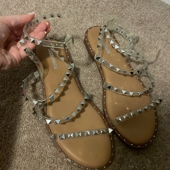 Rhinestone Sandals - Picture 2 of 3